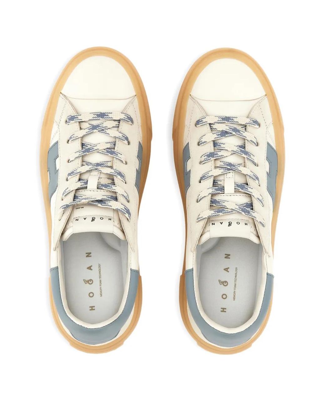 Hogan White H705 Platform Sneakers
