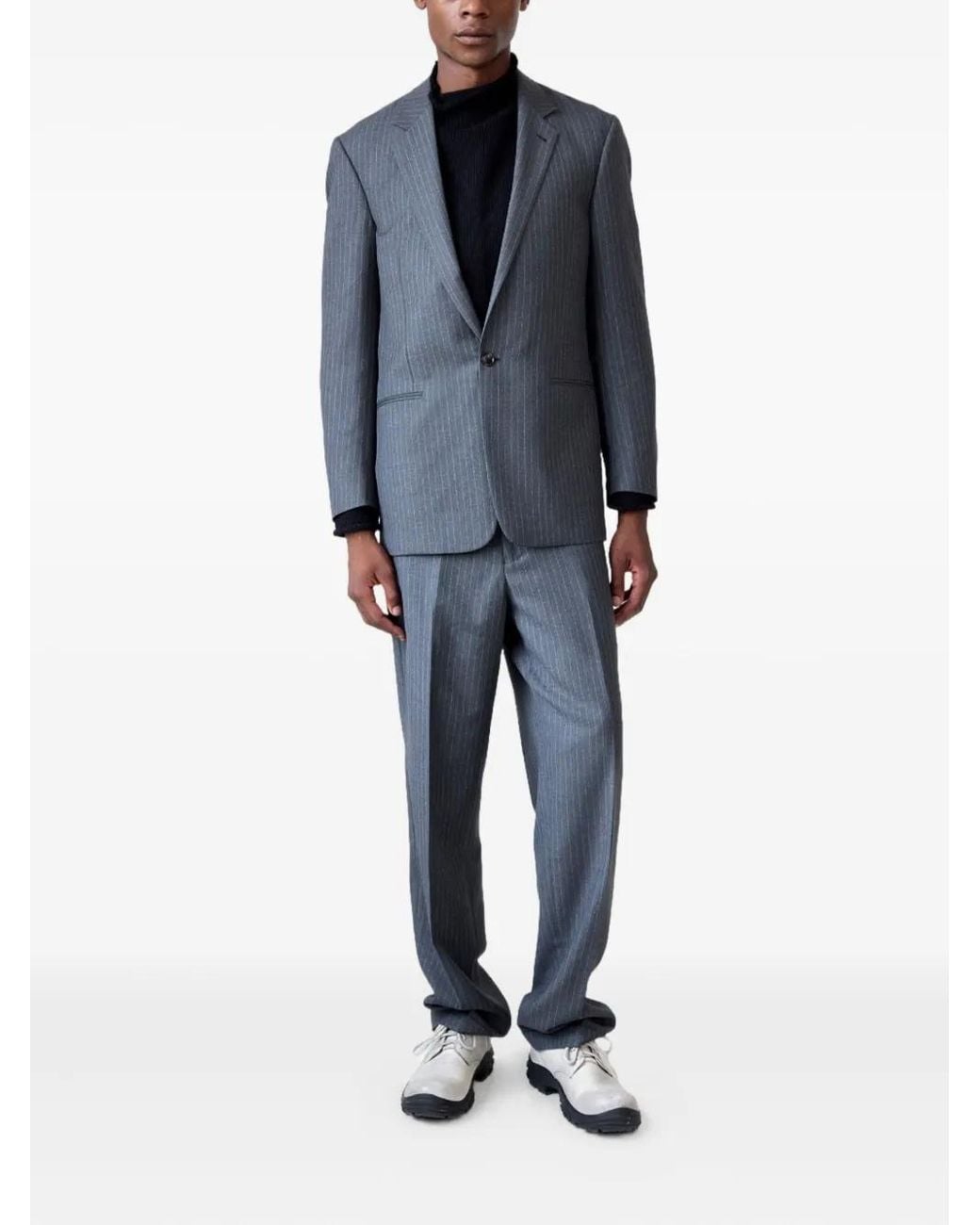 Carter Young Blue Elias Pinstripe Blazer for men