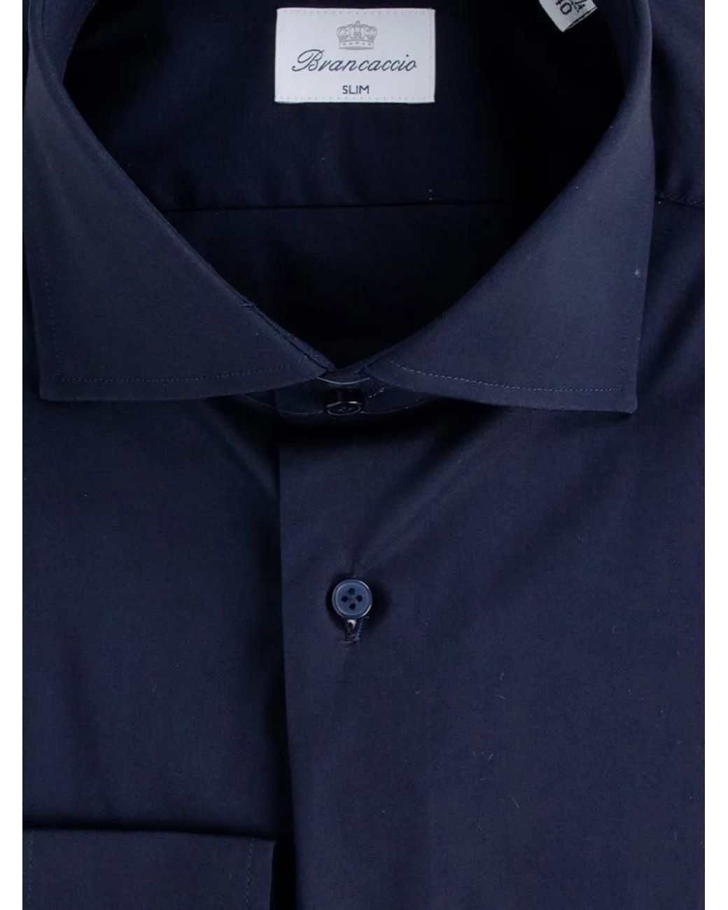 BRANCACCIO Blue Buttoned Shirt for men