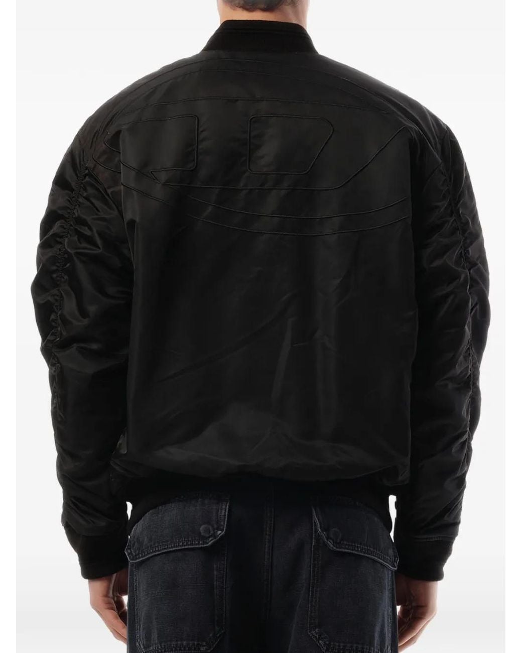 DIESEL Black Jackets for men