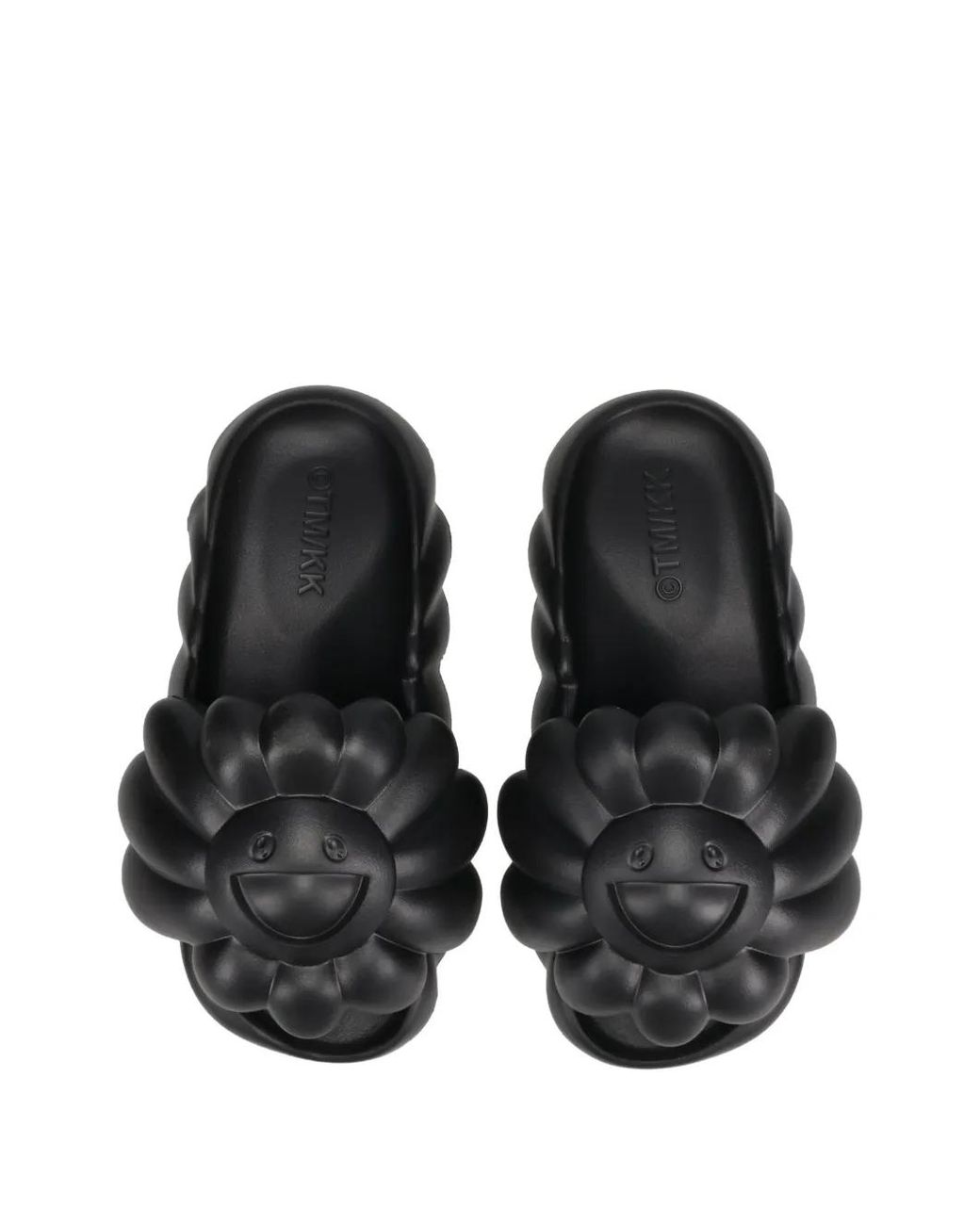 Ohana Hatake Black Full-Bloom Slides