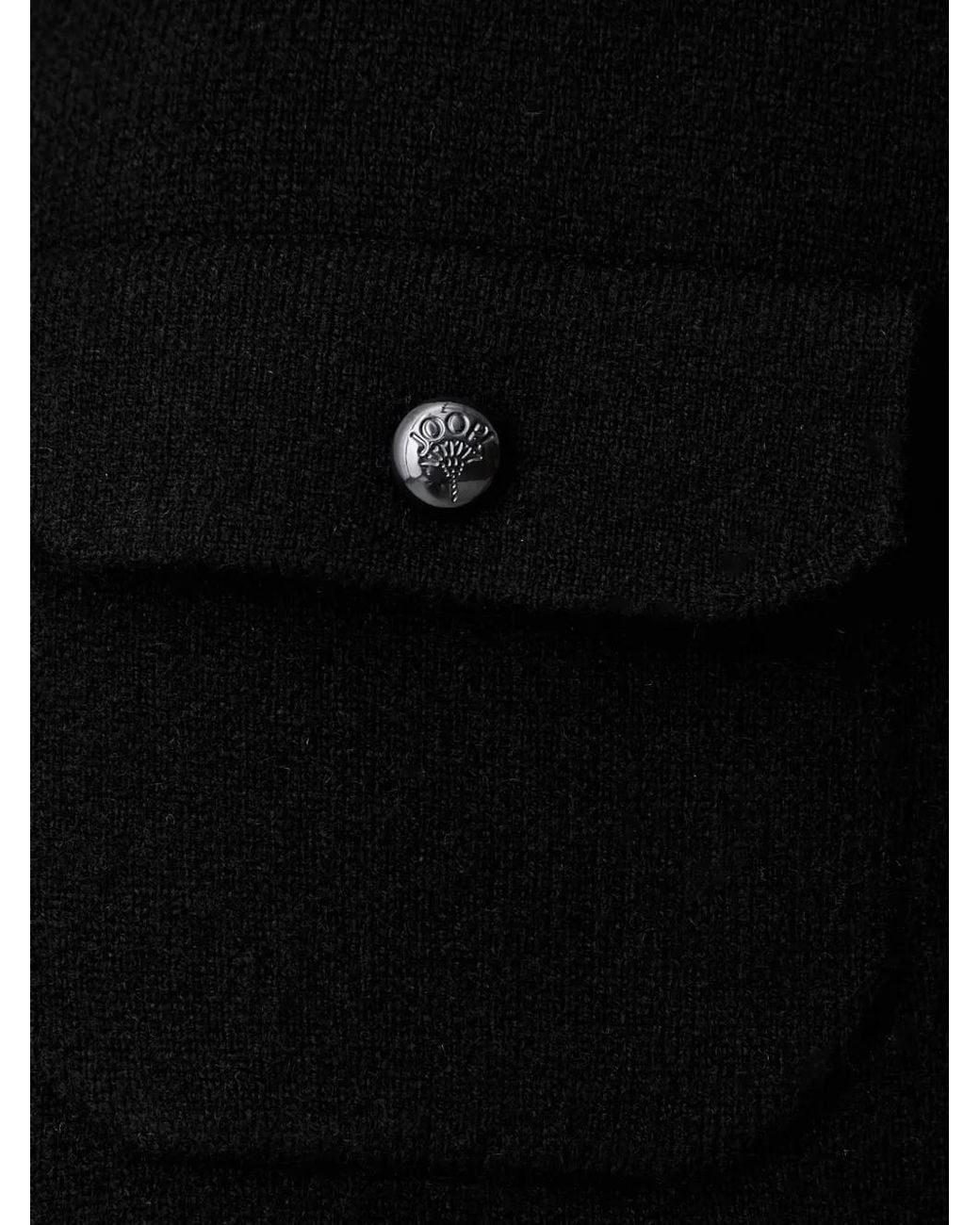 Joop! Gebreide Mini-Rok Met Logo-Knopen in het Black