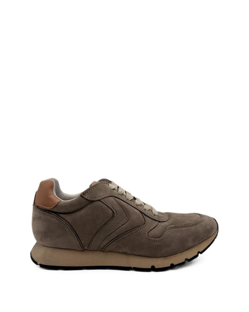 Voile Blanche Brown Liam Nubuck Sneakers for men