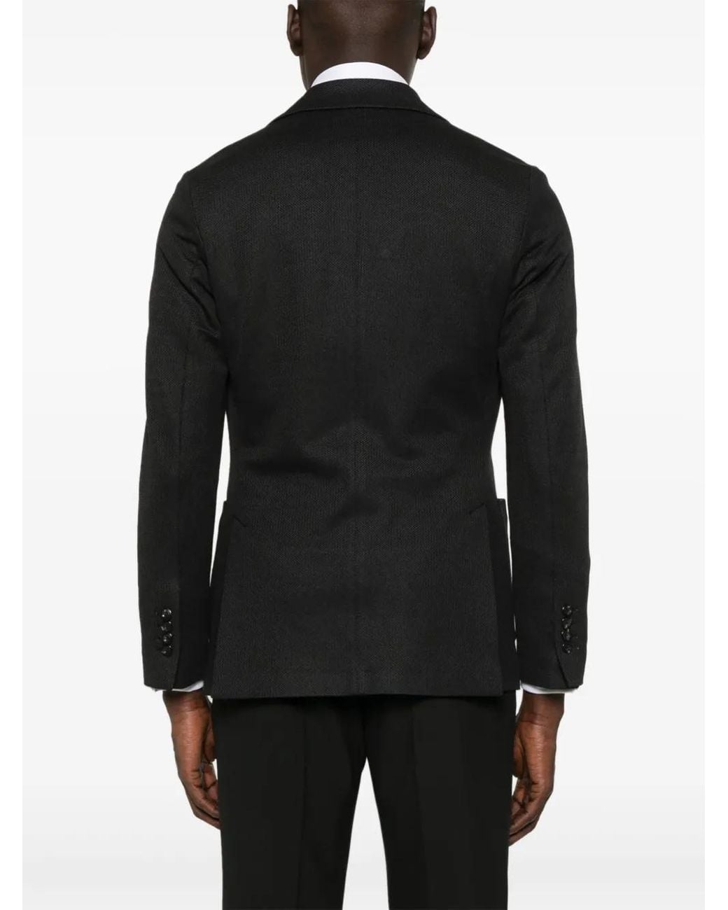 Circolo 1901 Black Textured Blazer for men