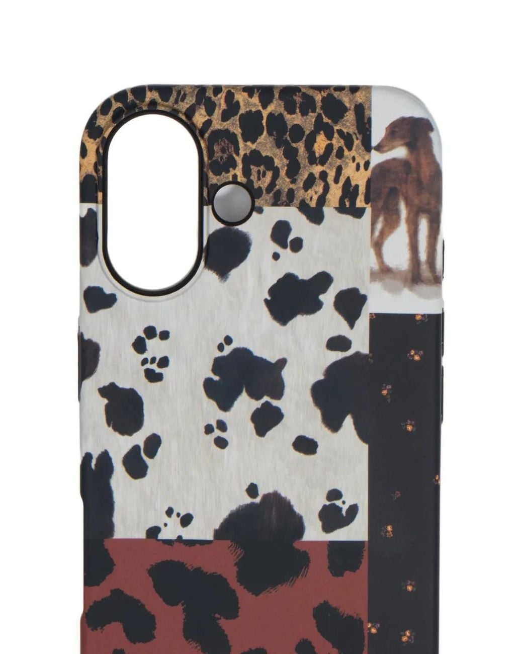 Bimba Y Lola Black Pony Patchwork Iphone 17 Rigid Case