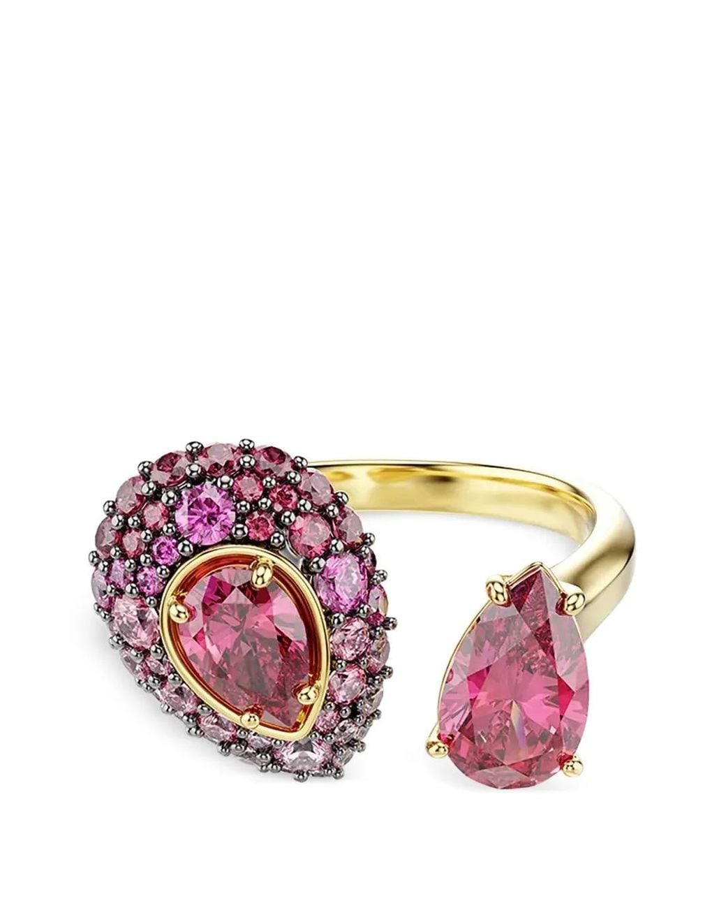 Swarovski Pink Sublima Ring Mit Kristallen
