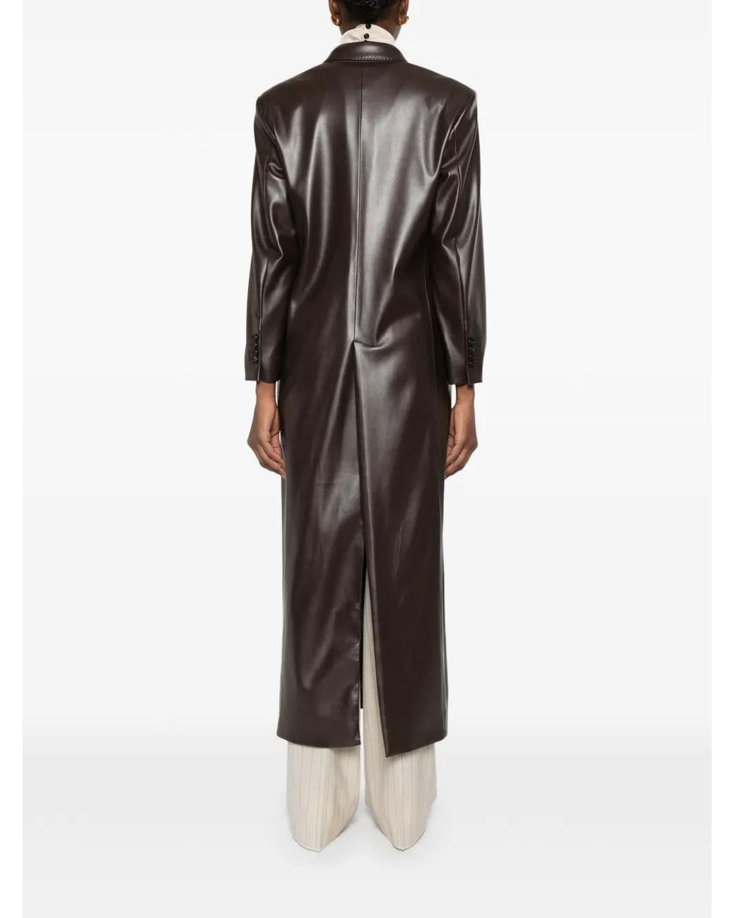 Eraldo Brown Buttoned Coat