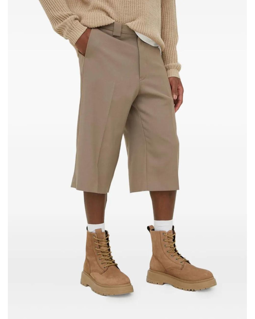 Won Hundred Natural Belt-Loop Shorts for men