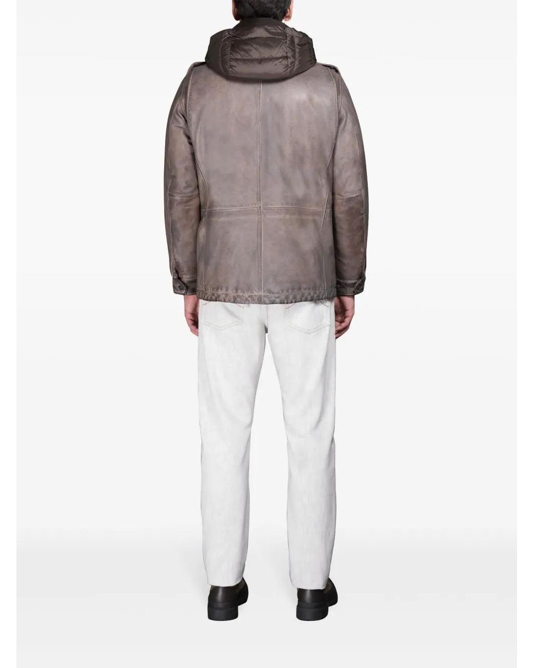 Moorer Gray Isac Jacket for men