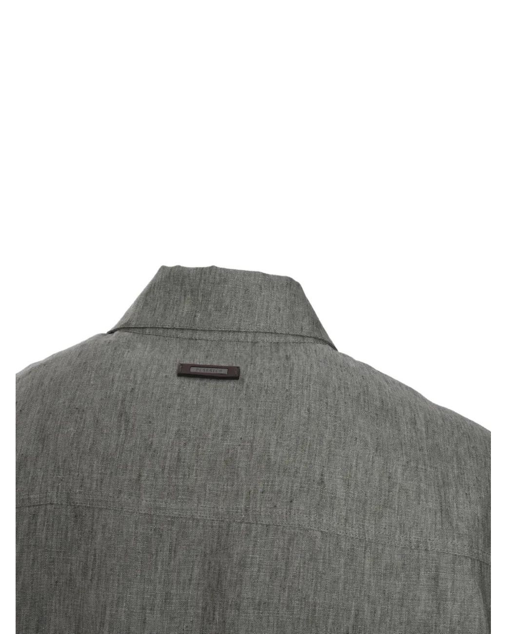 Peserico Gray Veste À Coupe Légère for men