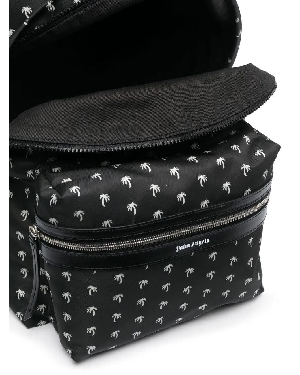 Palm Angels Black Palm Beach Backpack for men