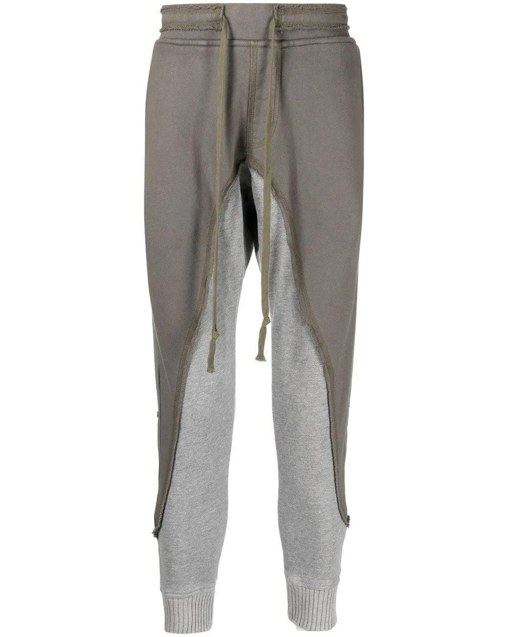 Pantalon Patchwork À Lien De Resserrage Greg Lauren pour homme en coloris Gray