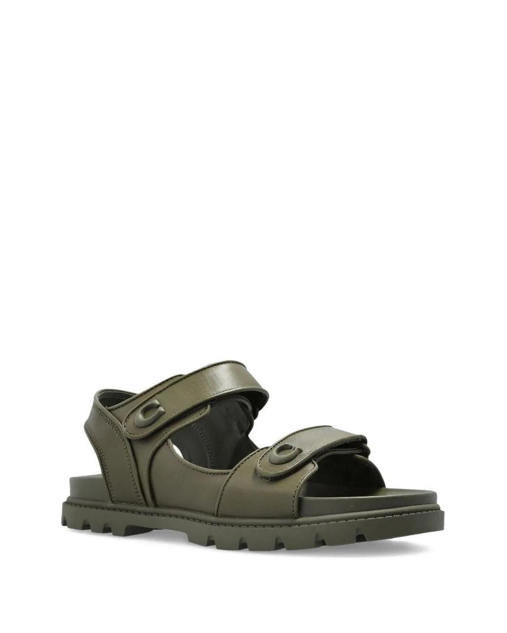 COACH Touch-Strap Sandals in Green for Men | Lyst