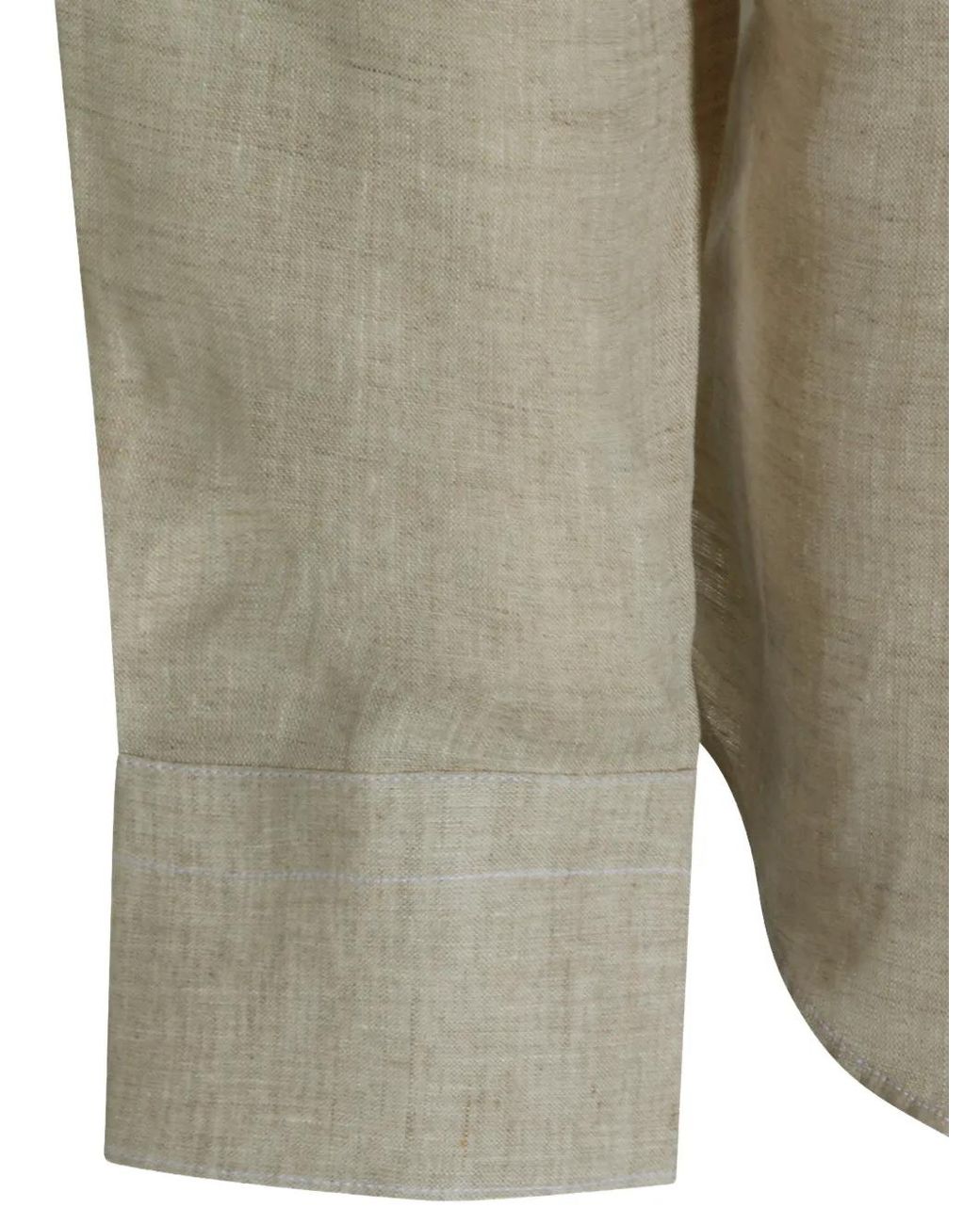 Canali Natural Linen Shirt for men
