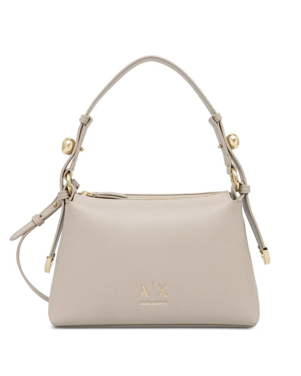 ARMANI EXCHANGE Natural Logo-Detail Shoulder Bag
