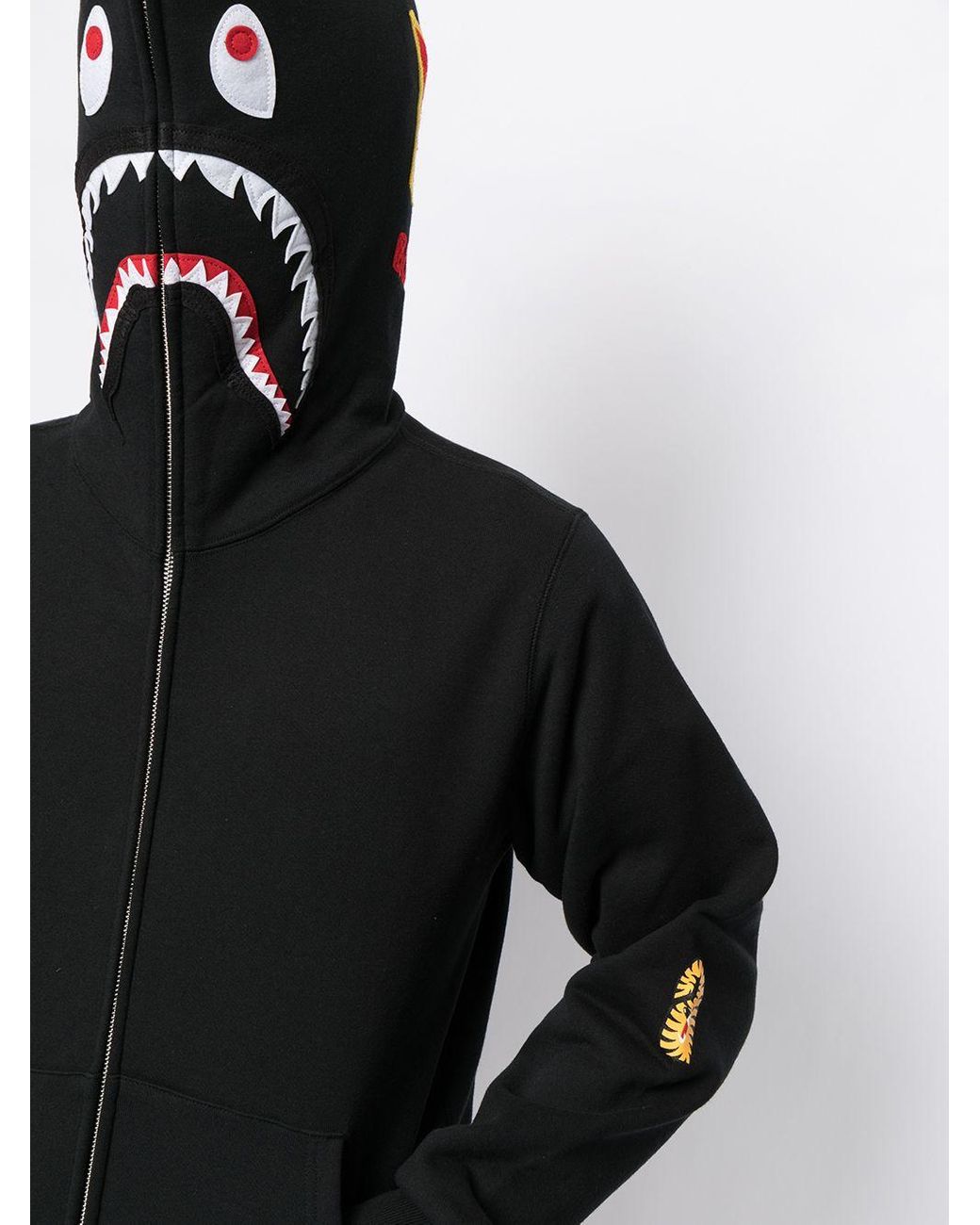 A Bathing Ape Shark Full-zip Hoodie in Black for Men | Lyst