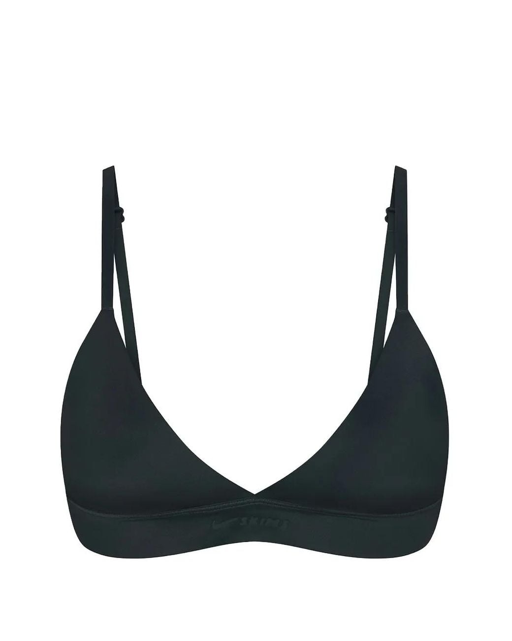 Skims Black X Nike Triangle Bra