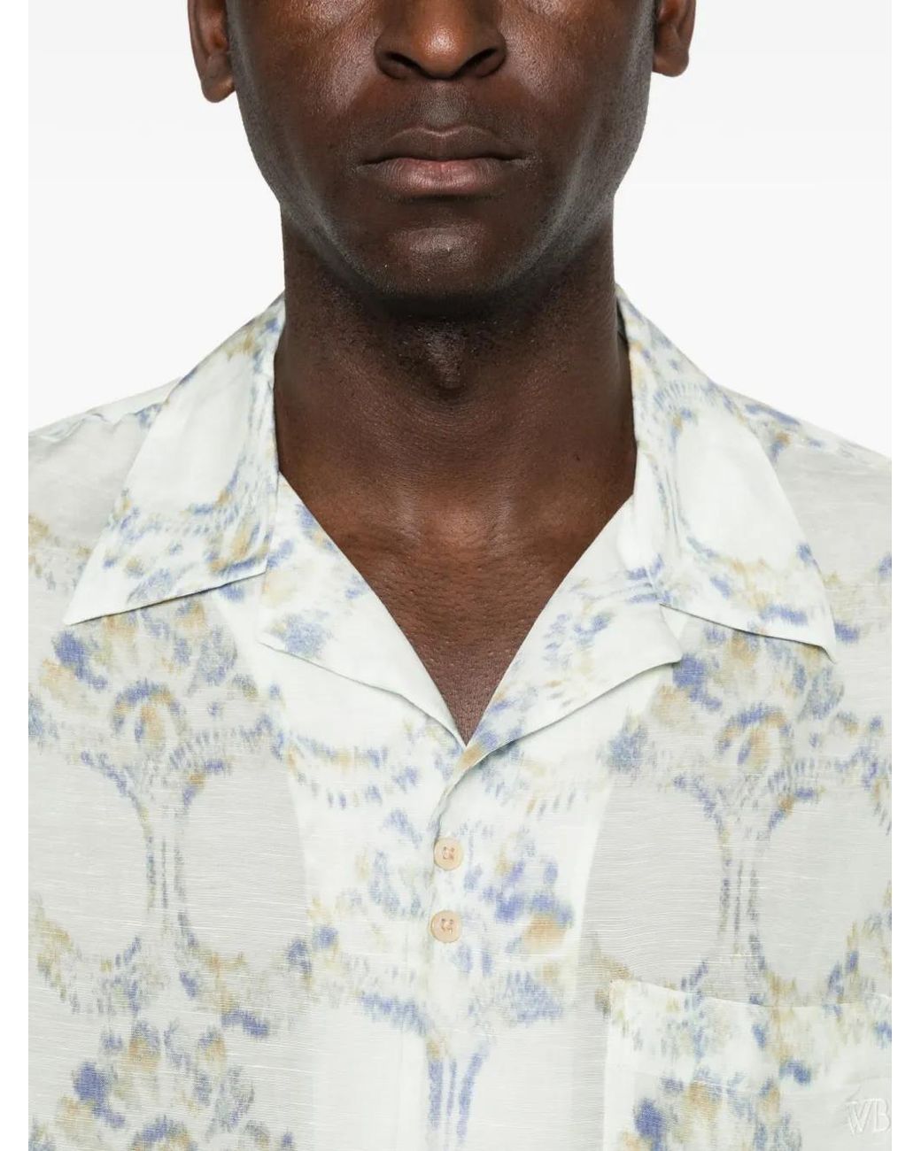 Wales Bonner White Chemise À Manches Courtes for men