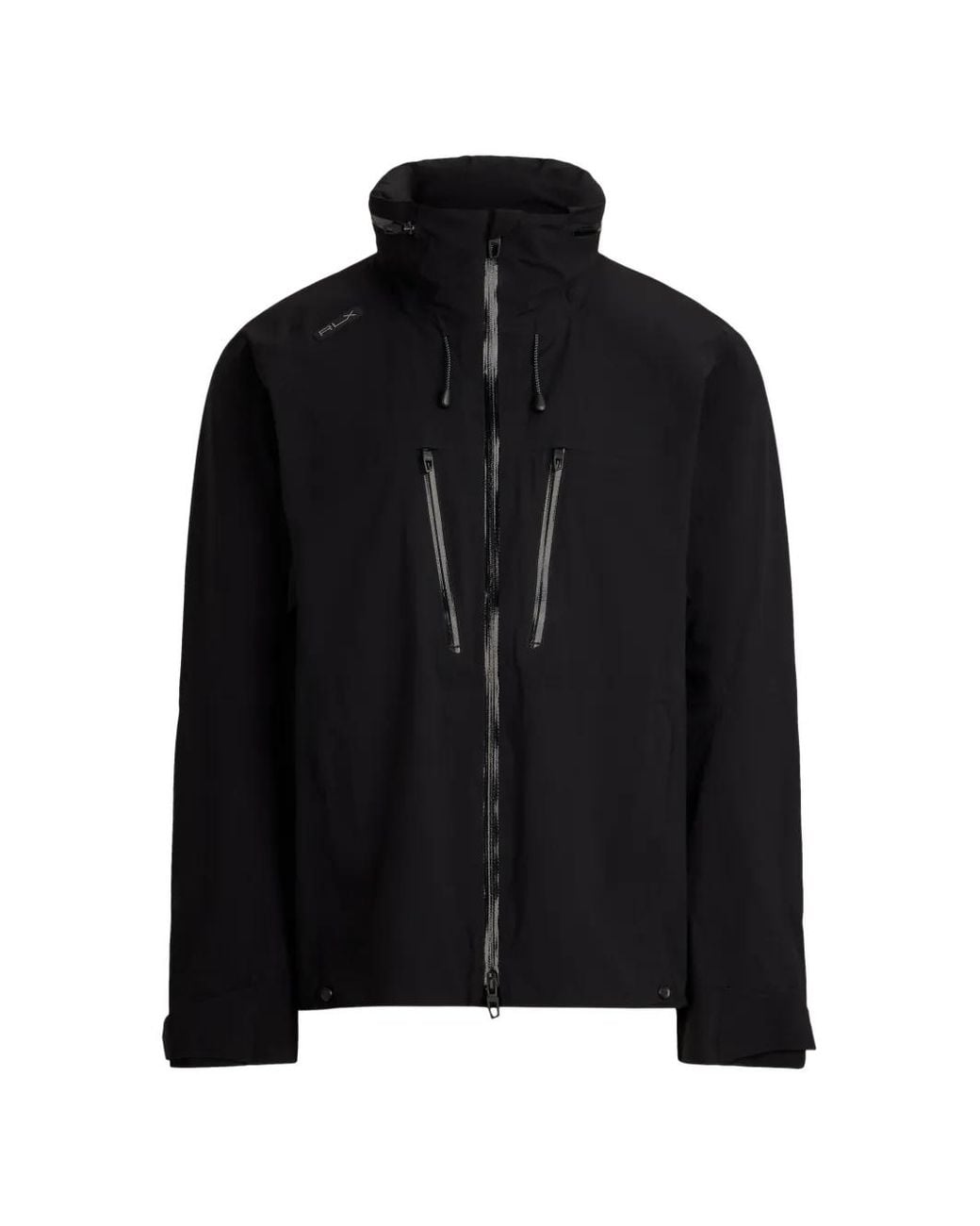Ralph Lauren Black Zip-Up Hooded Jacket for men