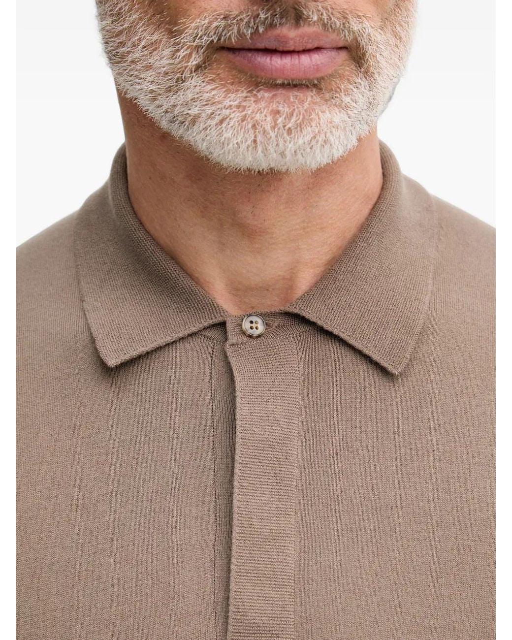 Sisley Black Kong-Sleeve Polo Shirt for men