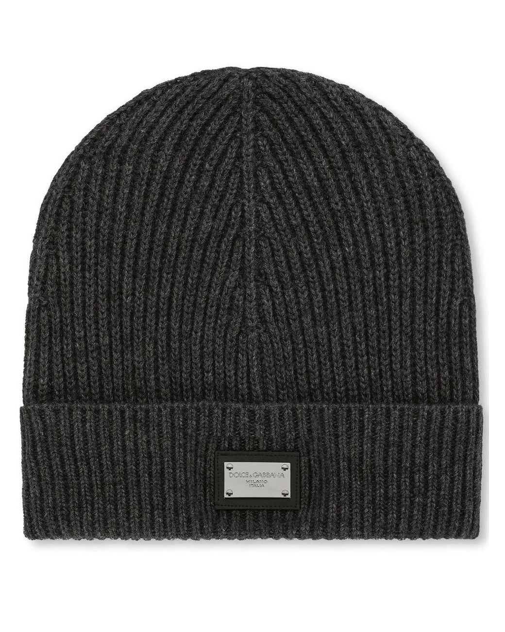 Beanies di Dolce & Gabbana in Black da Uomo