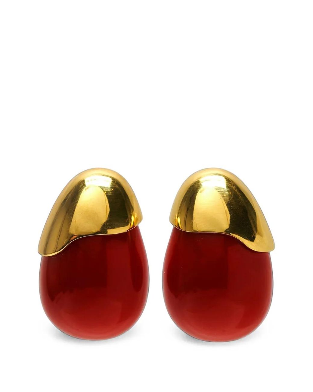 Lizzie Fortunato Red Toro Earrings