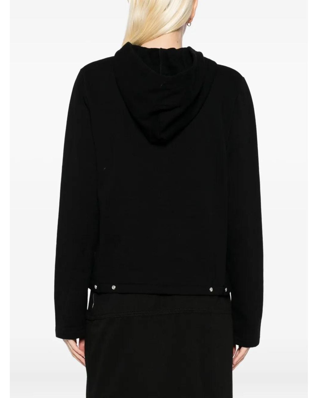Agnes B. Black Button-Up Jacket
