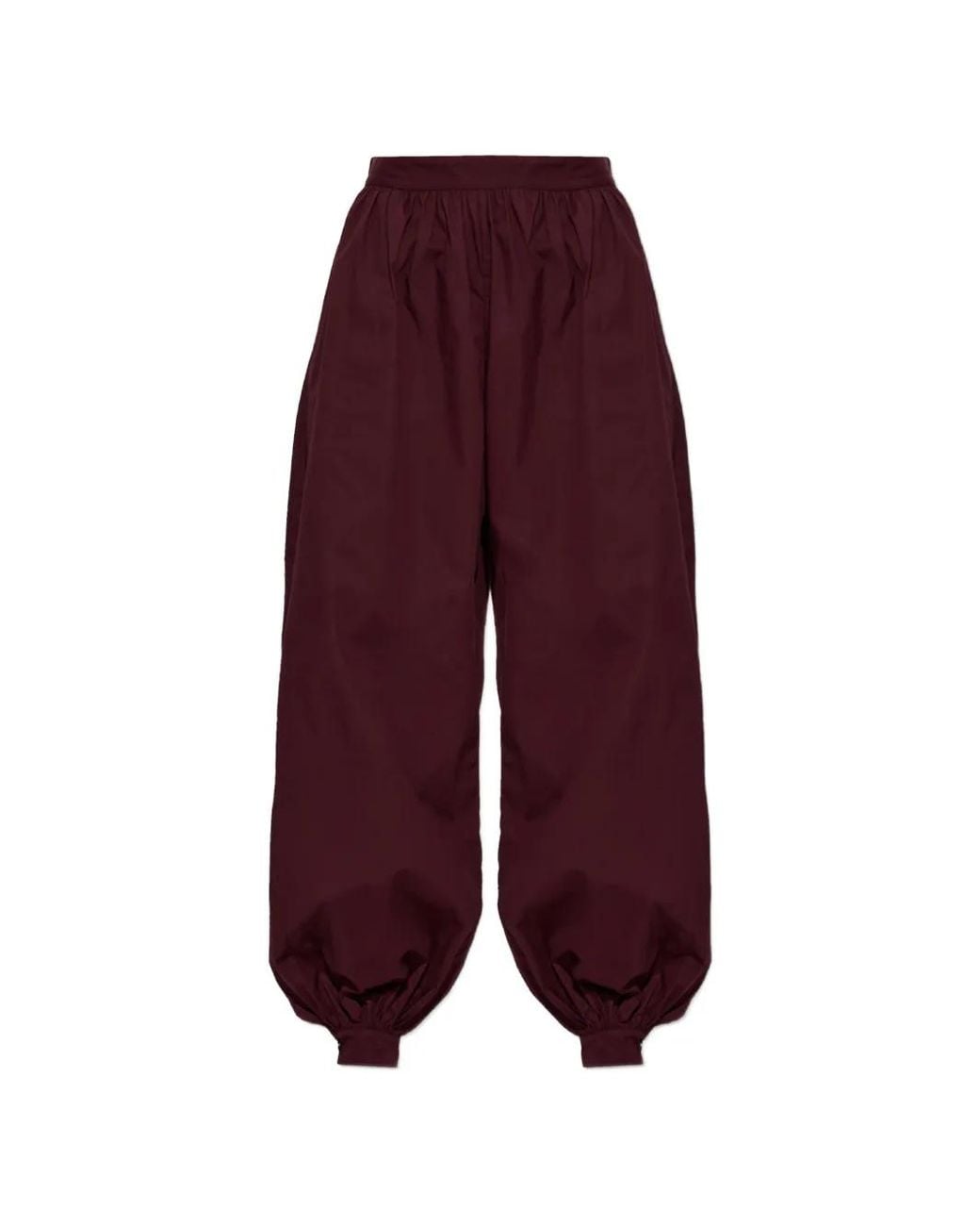 ROTATE BIRGER CHRISTENSEN Purple Loose-Fit Trousers