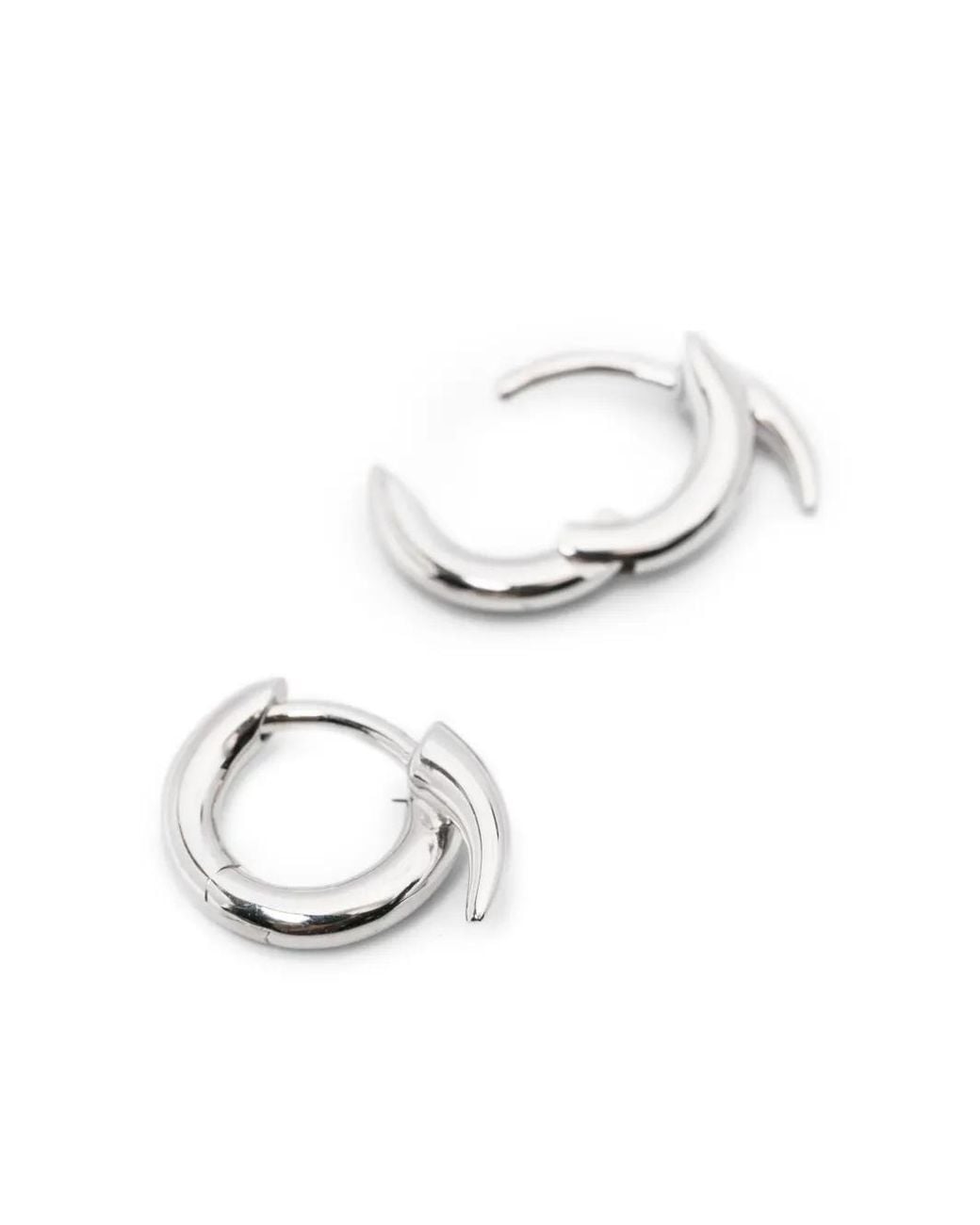 Shaun Leane White Quill Mini Hoop Earrings