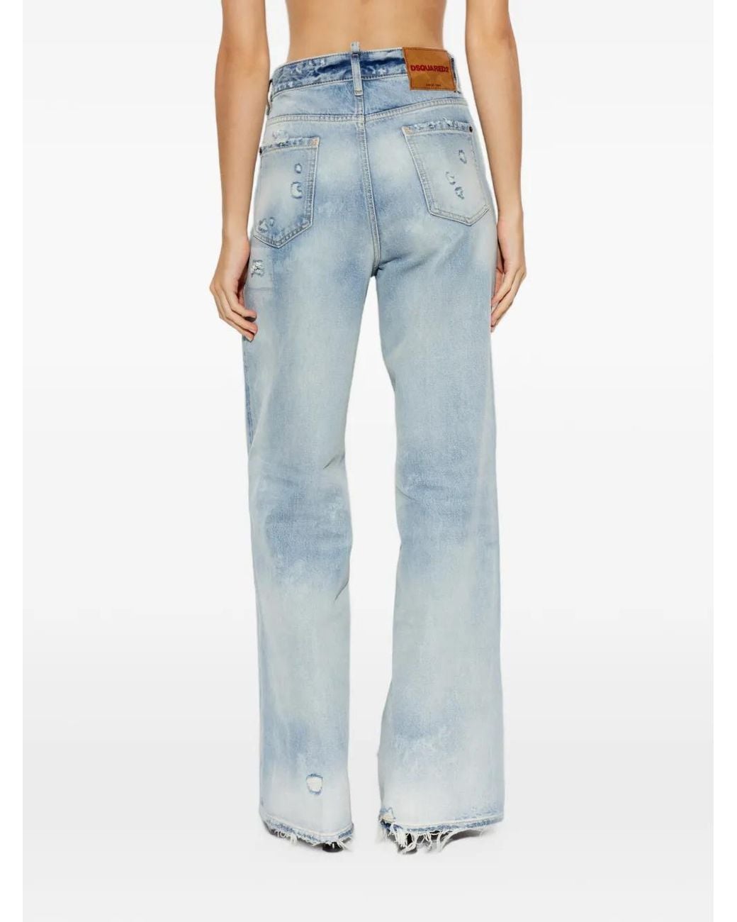 DSquared² Blue Light Faded Jenna Jeans