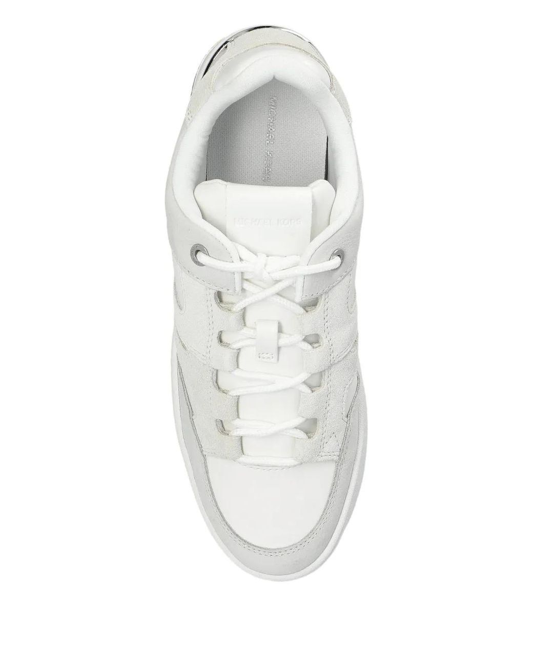 MICHAEL Michael Kors White Ryder Platform Sneakers