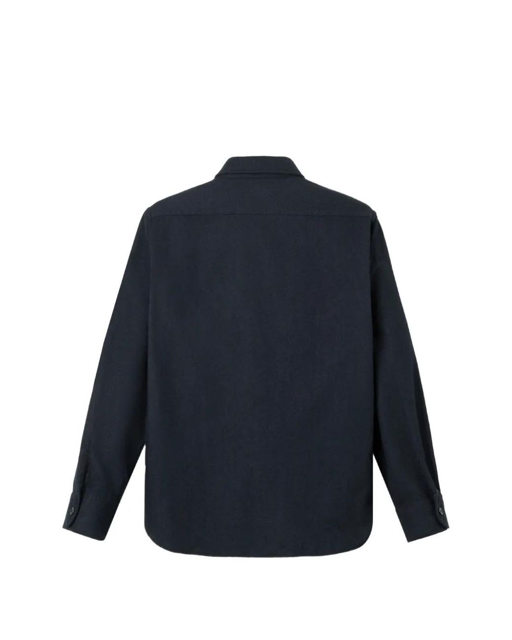 Hartford Blue Percey Button-Down Overshirt for men