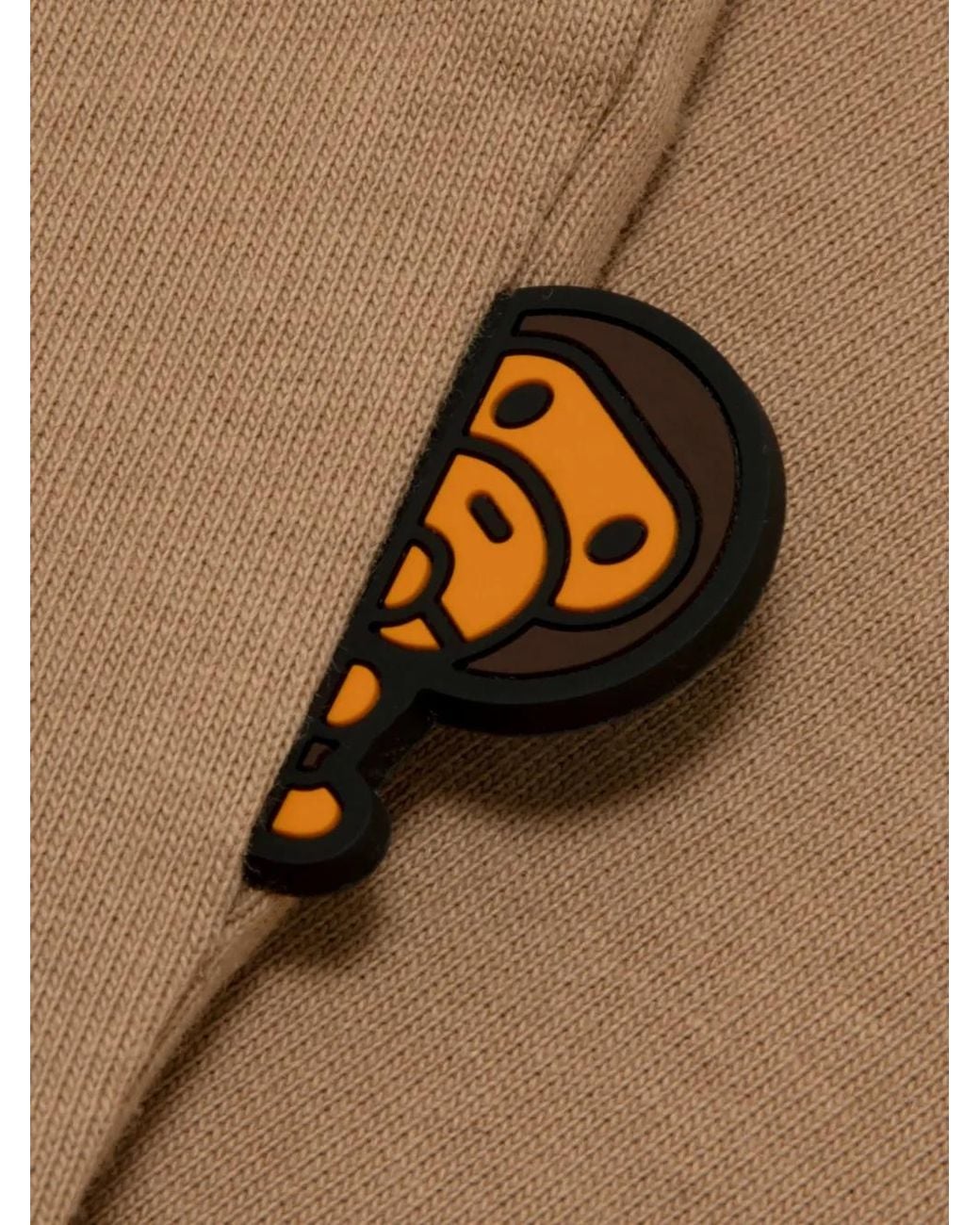 *BABY MILO® STORE BY *A BATHING APE® Brown Baby Milo Graphic-Print Cropped T-Shirt