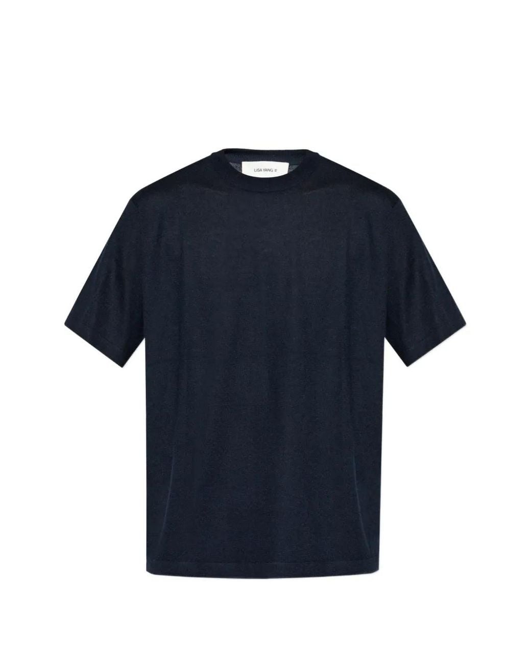 Lisa Yang Blue Crew-Neck T-Shirt for men