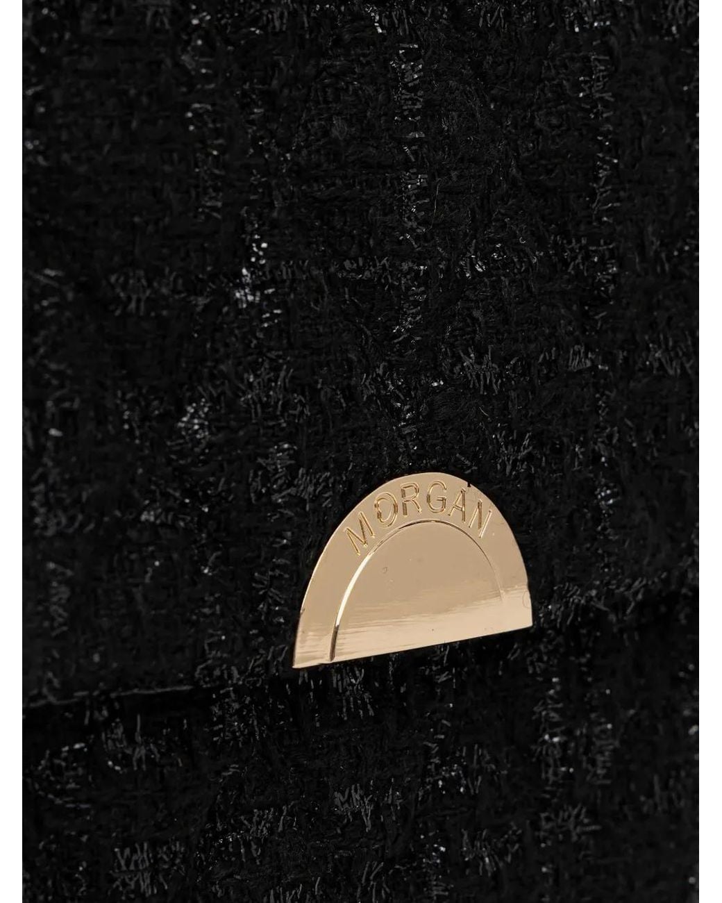 Borsa A Tracolla Trapuntata di Morgan in Black