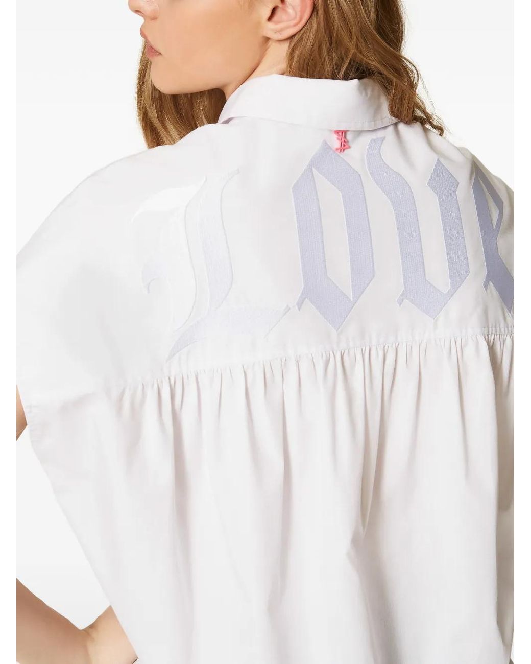 Twinset White X Myfo Embroidered Shirt