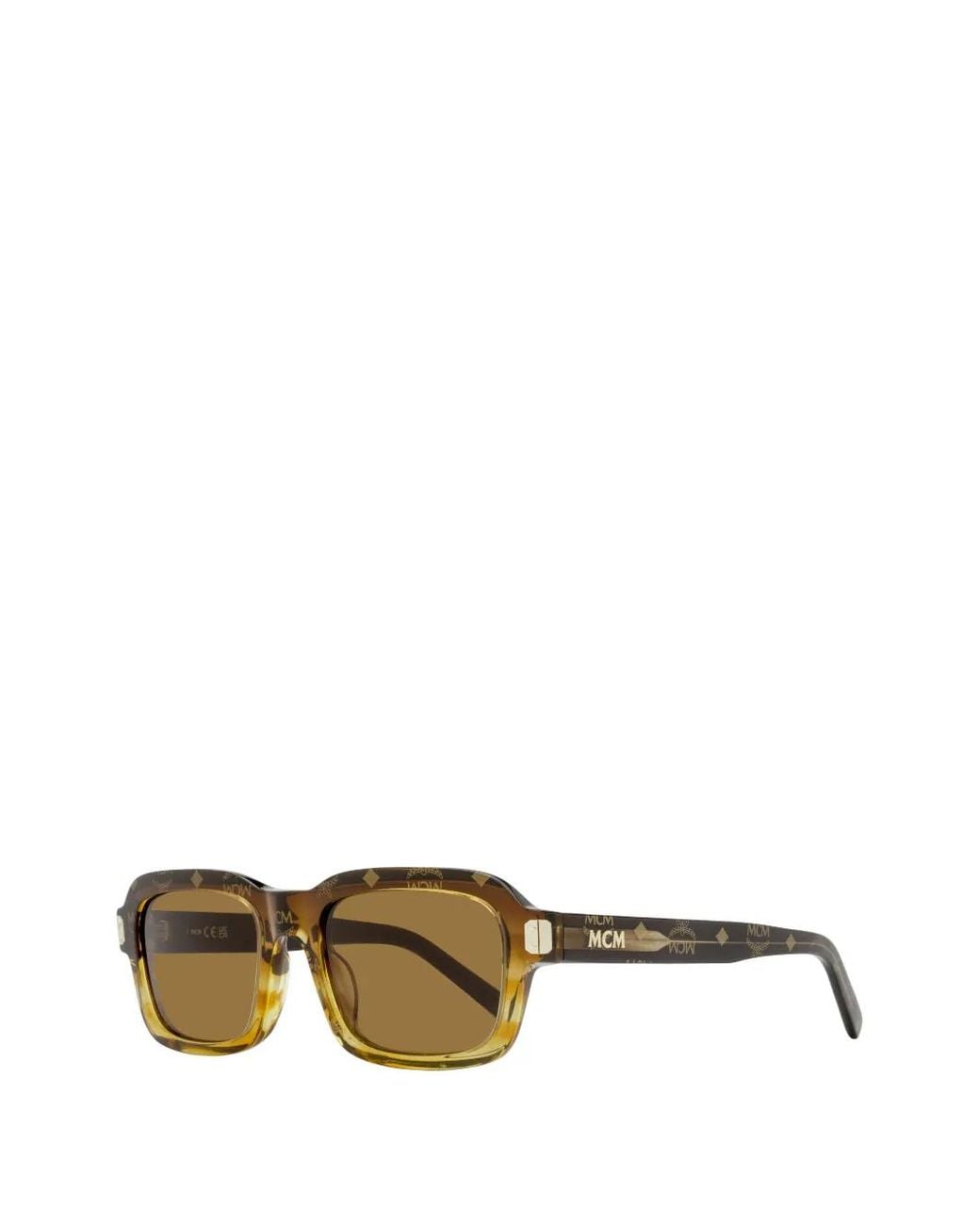 MCM Multicolor Lunettes De Soleil Visetos À Monture Rectangulaire
