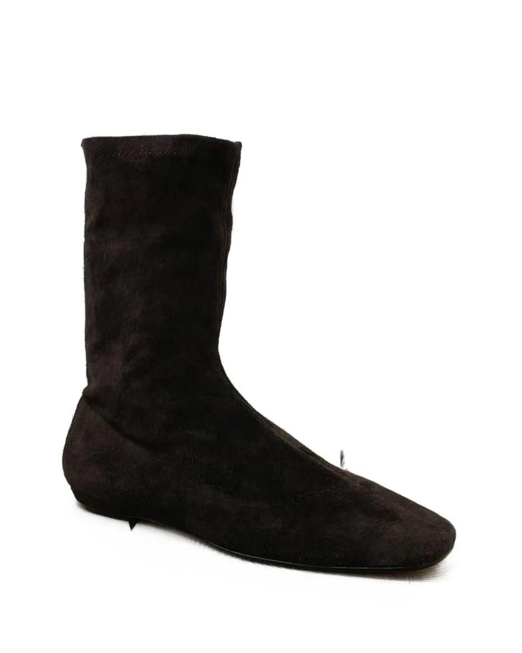 The Row Black Bottines Stretch Cindy