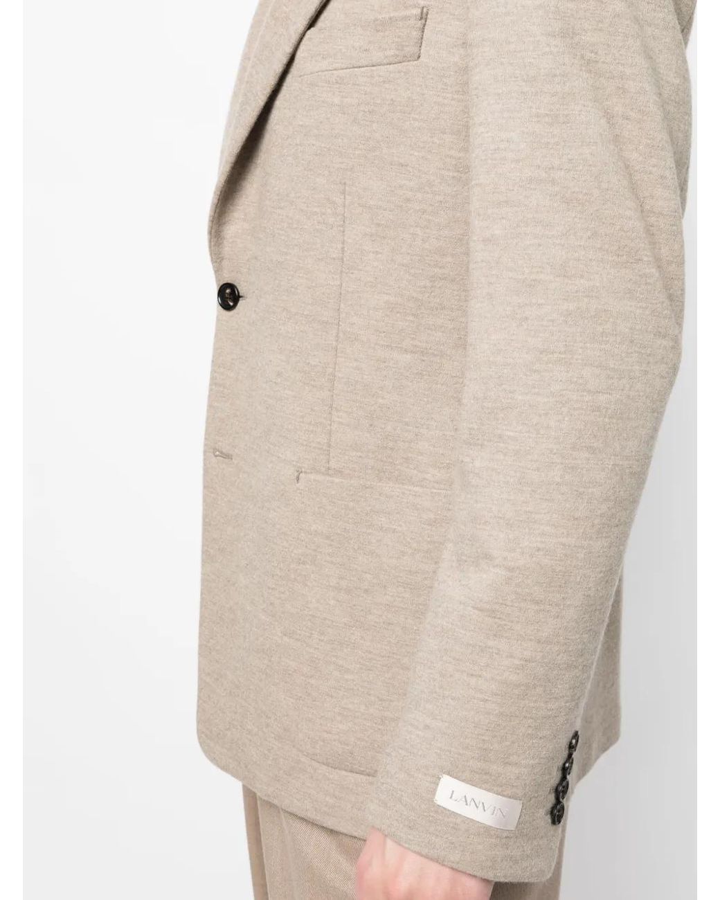 Lanvin Natural Virgin-Wool Blazer for men