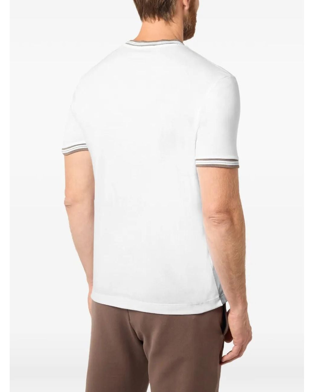 Paul & Shark White X-Soft Heraldic-Embroidered T-Shirt for men
