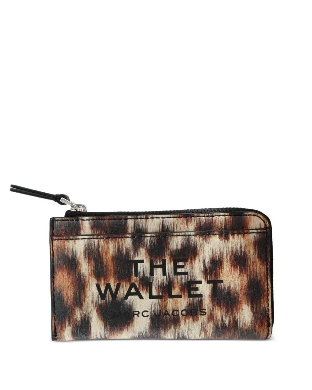 Marc Jacobs Multicolor Portefeuille En Cuir À Imprimé Léopard