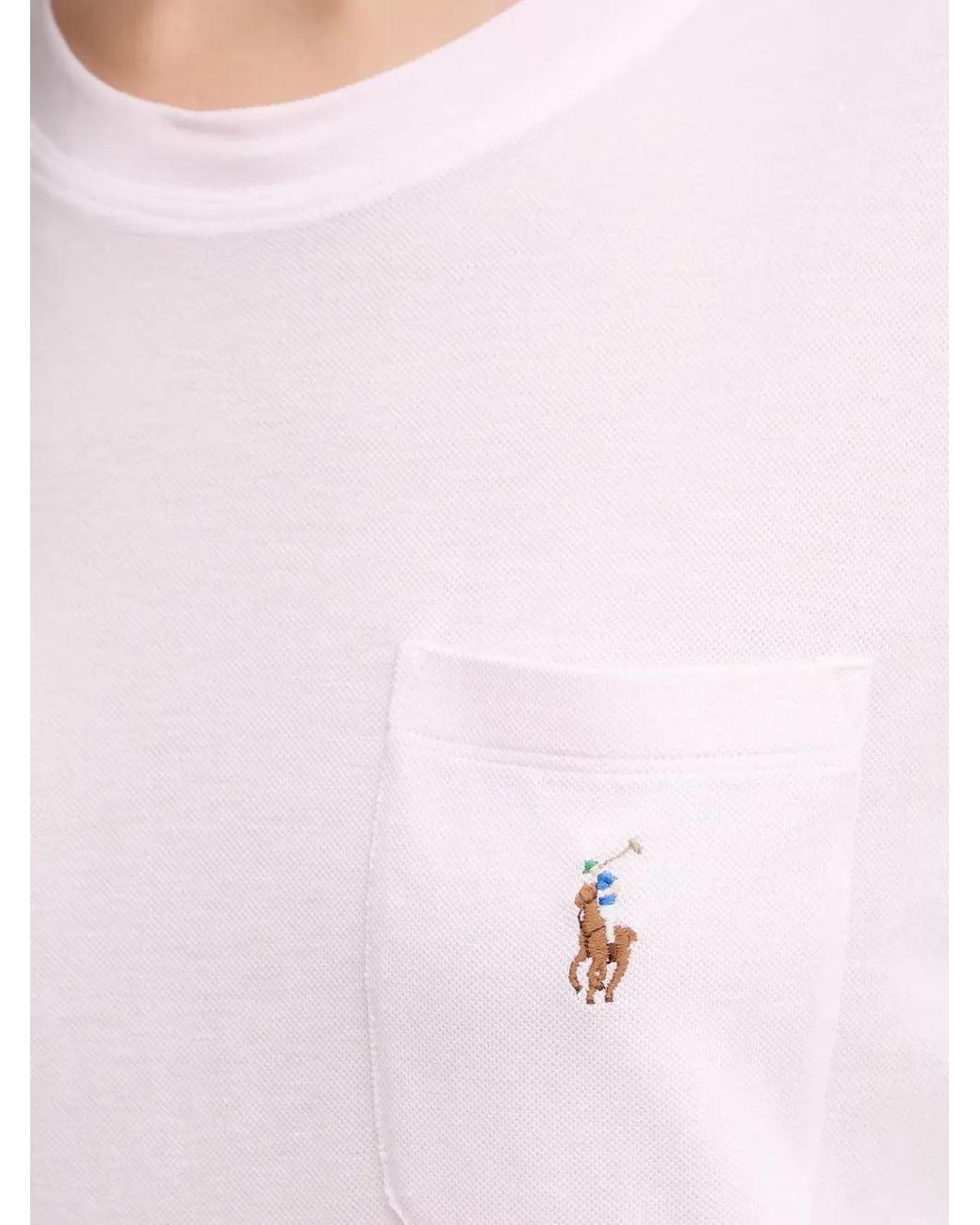 Polo Ralph Lauren White Pocket Logo Pyama Set