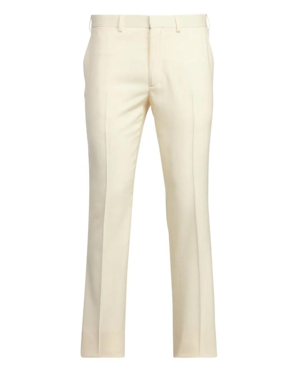 Ralph Lauren Natural Gregory Preased Crease Trousers for men