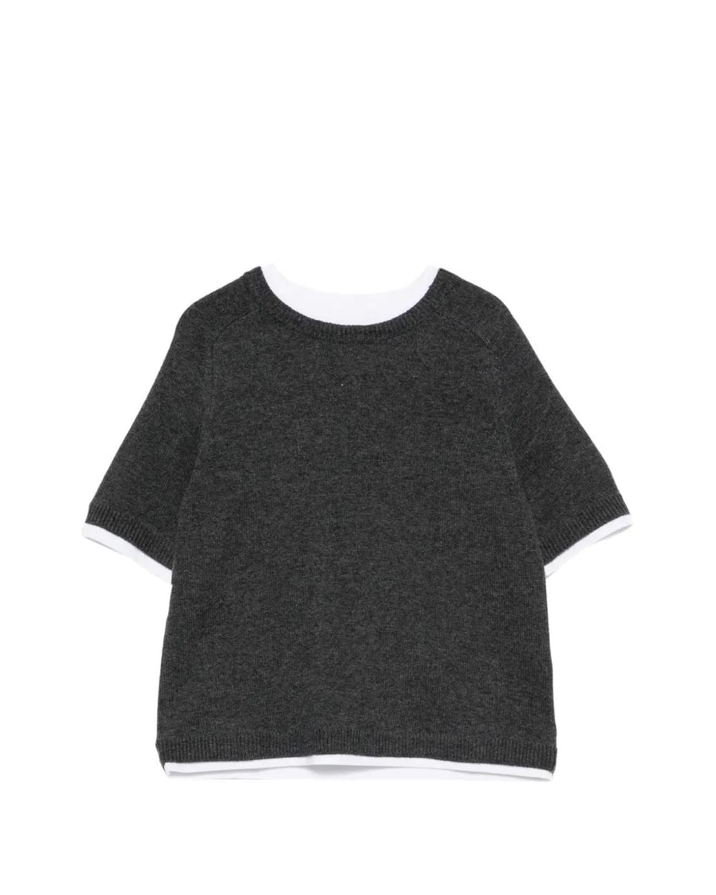 Semicouture Black Aida Knit Sweater