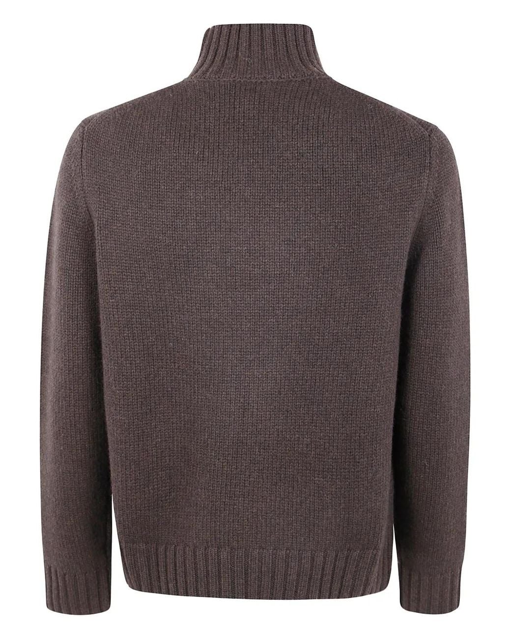 Studio Nicholson Gray Loris High-Neck Sweater