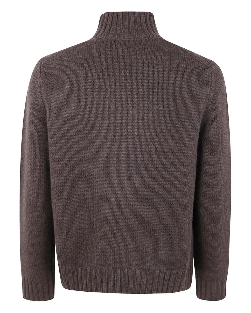Studio Nicholson Gray Loris High-Neck Sweater