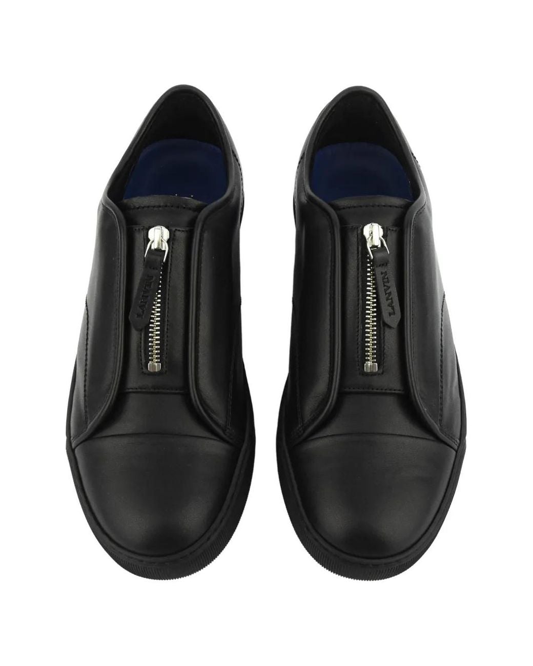 Lanvin Black Dbb1 Zip Sneakers for men