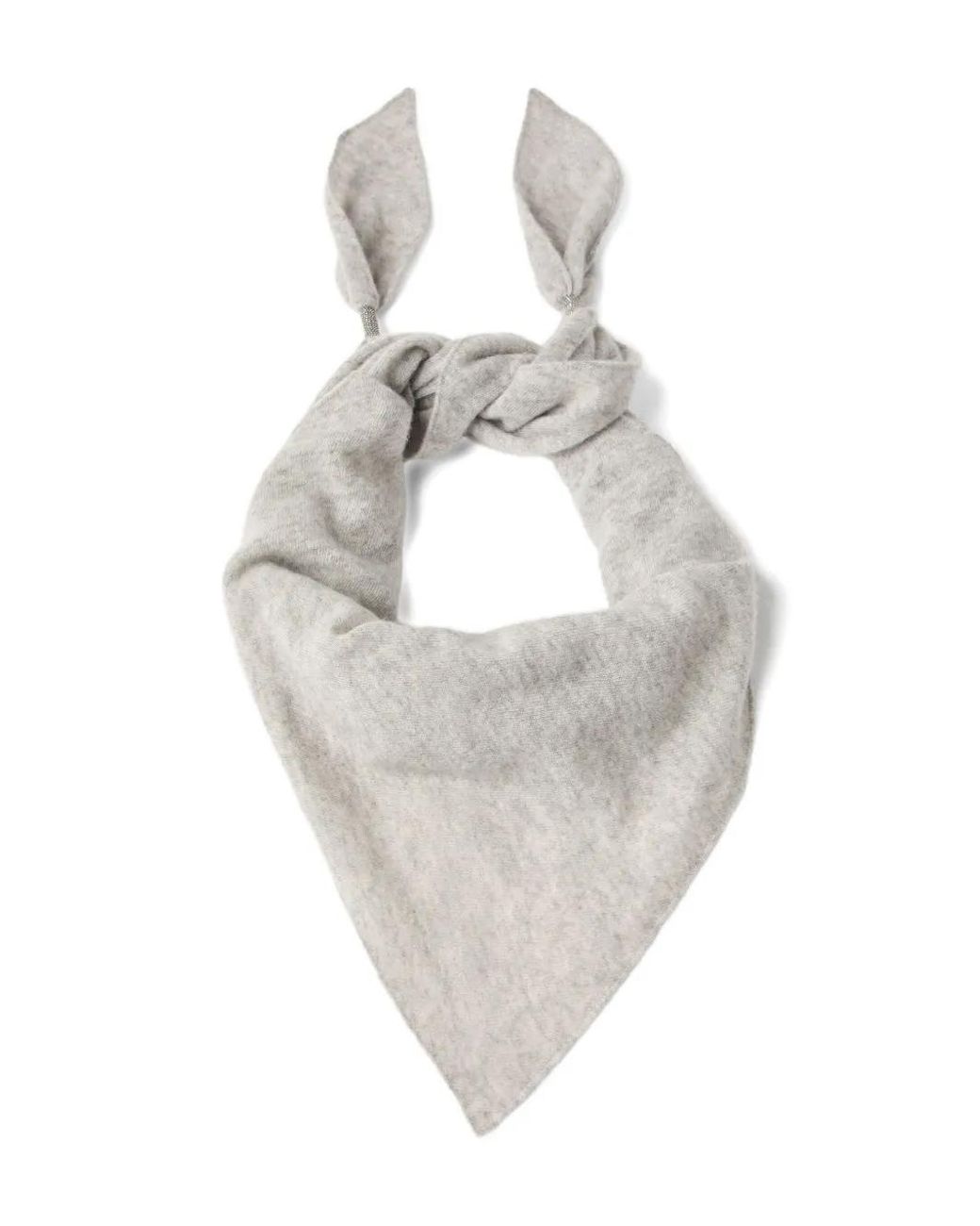 Brunello Cucinelli White Monili-Chain Scarf