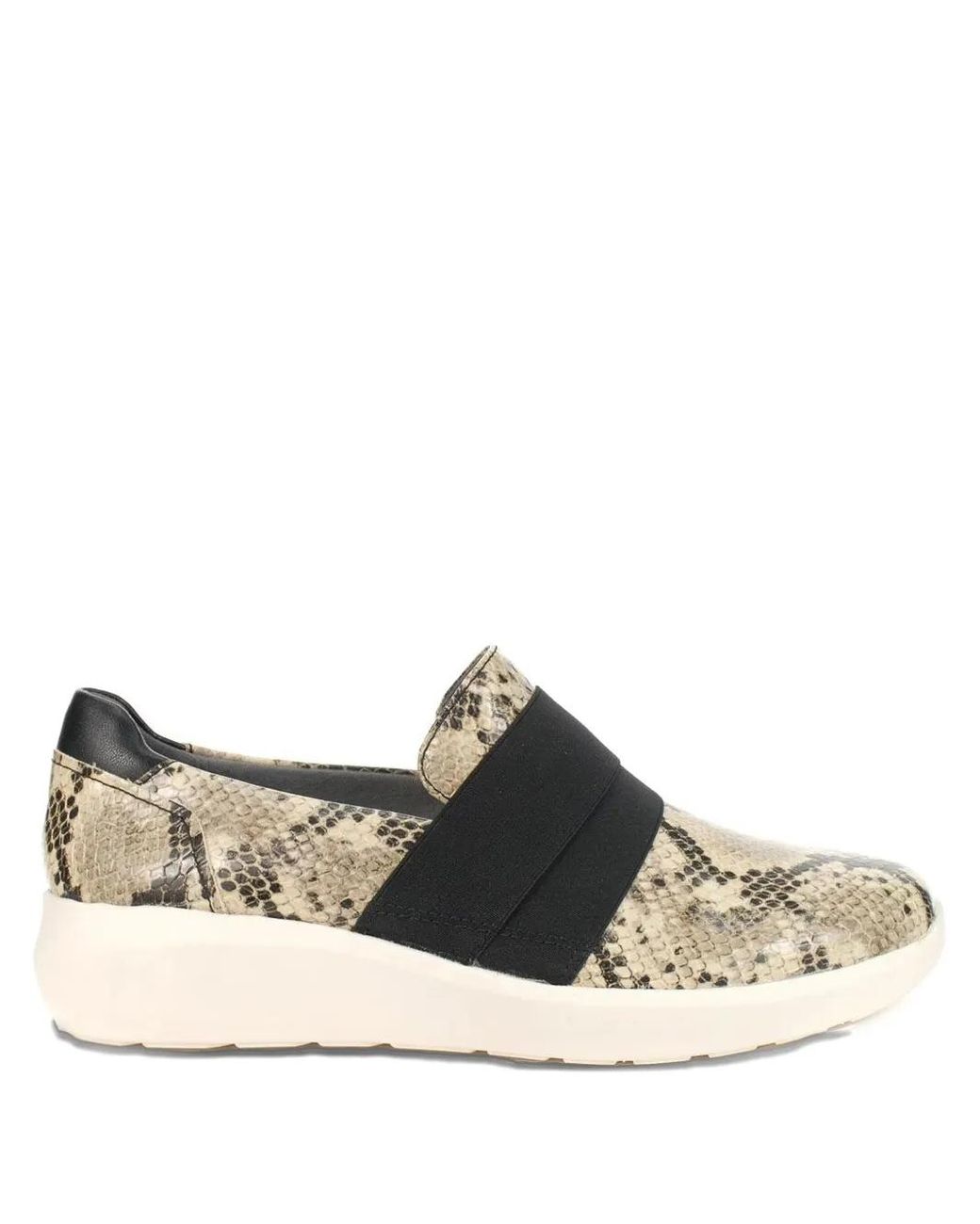 Clarks Natural Snake Strap Kayleigh Slip-On