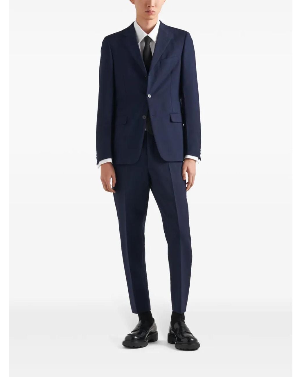 Prada White Buttoned Long-Sleeve Shirt for men
